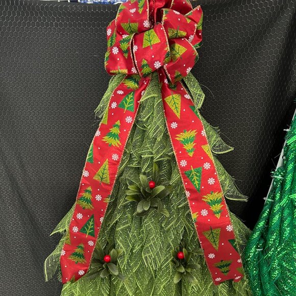 Angelic Wreaths By Diane Other - Christmas Door Tree Wreath 102